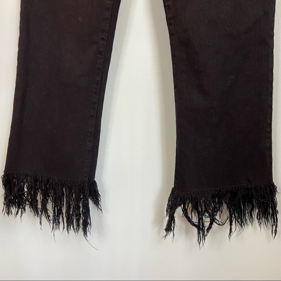 Pistola Black Ten Boi Fringe Hem Jeans - Picture 4 of 9